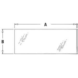 T201953 - Glass, Rear, Lower