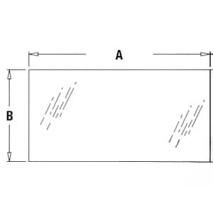 T242699 - Glass, Rear, Middle