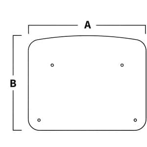 T242807 - Plexiglass; Cab Roof