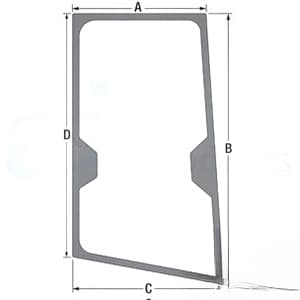 T244711 - Glass; RH Door