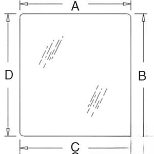 T30856 - Glass, Front - Tinted