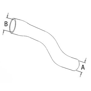T41901 - Upper Radiator Hose - Thumbnail 4