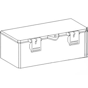 TB11500 - Tool Box, Plastic; 11.500" X 4.750" X 4.250"