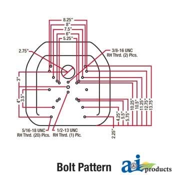 TM555GR - Seat, Michigan Style, GRY - Thumbnail 5