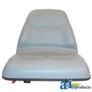 TMS111GR - Seat, Michigan Style, w/ Slide Track, Deluxe Cushion, GRY - Thumbnail 2