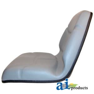 TMS111GR - Seat, Michigan Style, w/ Slide Track, Deluxe Cushion, GRY - Thumbnail 3