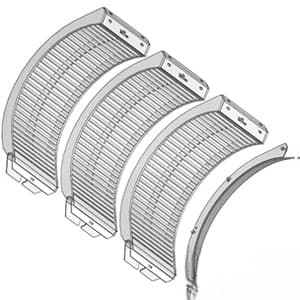 V18027 - Round Bar Space) Concaves (STS