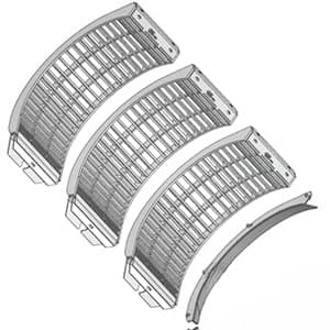 V18059 - Ext. Wear Concave STS; Small Wire