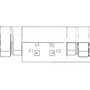 VFD3014 - 3/8" BSP Thread Double Pilot Check Valve