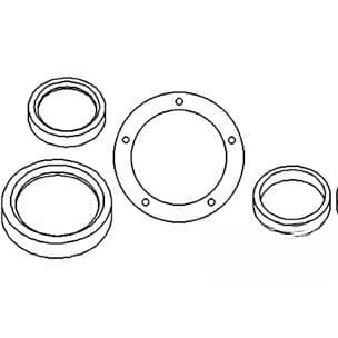 VPC5122 - Front & Rear Crankshaft Seal Kit