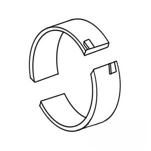 VT3390 - Bearing, Connecting Rod (Std) - Thumbnail 2