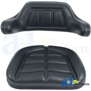 W103BL - Seat Cushion Set, Wrap Around, Black - Thumbnail 2