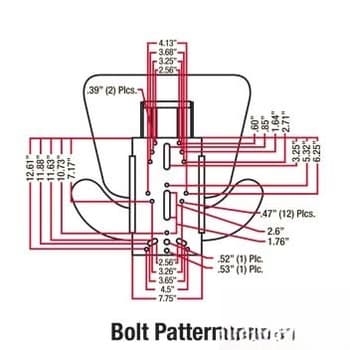 W223YL - 300 lb / 136 kg Weight Limit YLW Plastic Wrap Around Back w/ Arms - Thumbnail 5