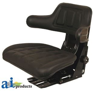 W300BL - Wrap Around Back w/ Arms, BLK