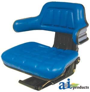 W300BU - Wrap Around Back w/ Arms, BLU