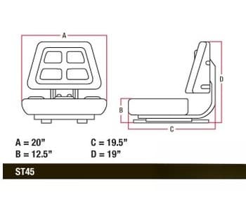 W316YL - YLW Wrap Around Back w/ Arms - Thumbnail 4