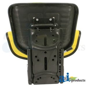 W333YL - Seat w/ Wrap Around Back w/Arms, Yellow Vinyl, 265 lb / 120 kg Weight Limit - Thumbnail 4
