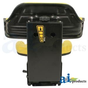 W333YL - Seat w/ Wrap Around Back w/Arms, Yellow Vinyl, 265 lb / 120 kg Weight Limit - Thumbnail 5