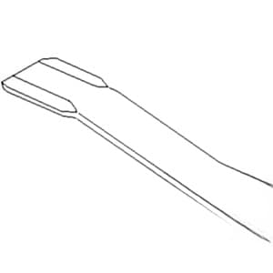 W43048 - Flat Offset Rotary Cutter Blade - Thumbnail 3