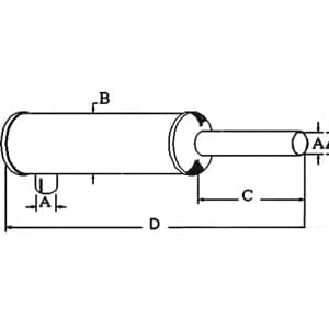 WD98 - Muffler (Horizontal) - Thumbnail 2