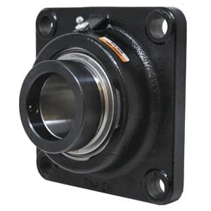 WGFZ33-P - Re-Lubricatable 4 Bolt Flanged Bearing W/ Lock Collar