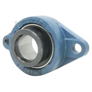 WGTZ31-I - Re-Lubricatable 2 Bolt Flanged Bearing W/ Lock Collar