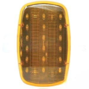 WL18A - Battery Operated Magnetic Base 6" X 4" Safety Flasher Amber Light - Thumbnail 2