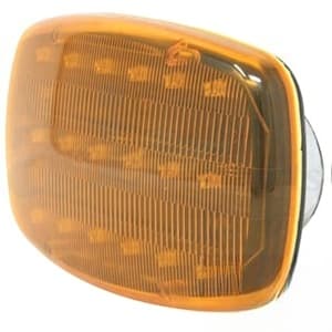 WL18A - Battery Operated Magnetic Base 6" X 4" Safety Flasher Amber Light