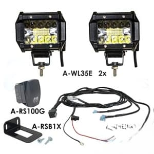 WL35EKT - Switch Harness 2 Lights Spot LED Light Kit