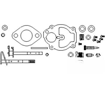 ZCK10 - Carburetor Kit, Complete (Zenith) "Viton" - Thumbnail 2