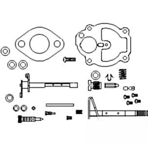 ZCK12 - Carburetor Kit, Complete (Zenith) "Viton" - Thumbnail 2