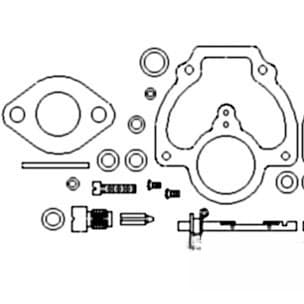 ZCK21 - Carburetor Kit, Basic (Zenith) "Viton" - Thumbnail 2