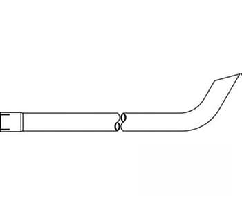 ZNL89485C - Curved Chrome Exhaust Stack - Thumbnail 2