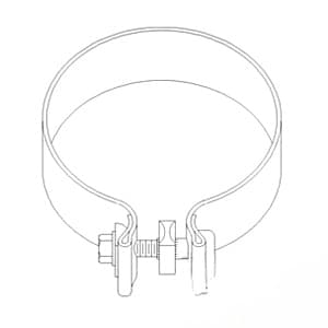 ZNL90869A - Chrome Stack 2" Clamp - Thumbnail 2