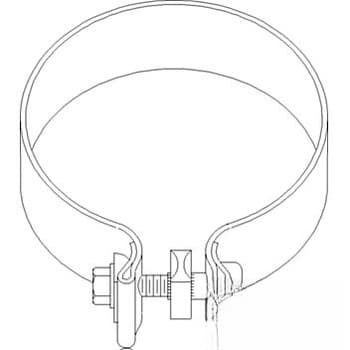 ZNL90871A - Chrome Stack 2 1/2" Clamp - Thumbnail 2