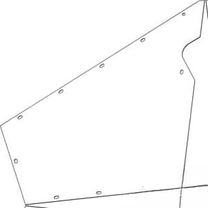 1321095C1 - RH Side Inclined Grain Elevator Head Panel