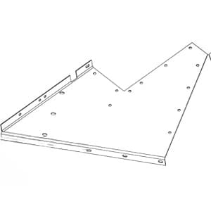 1321550C2 - Inclined Rear Support; Grain Elevator Head Panel