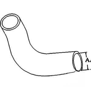 15481-72940 - Upper Radiator Hose