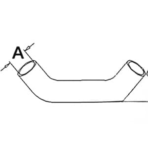 158664A - Upper Radiator Hose