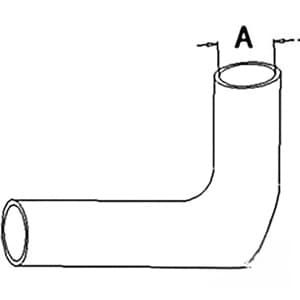 166288A - Upper Radiator Hose