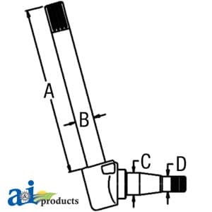 1675754M91 - Spindle (LH)