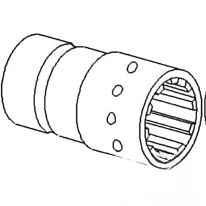 1680189M1 - Rear Drive Shaft Coupling