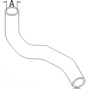 187554M1 - Lower Radiator Hose