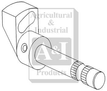 190960M92 - Cam & Shaft Assembly, Differential Lock