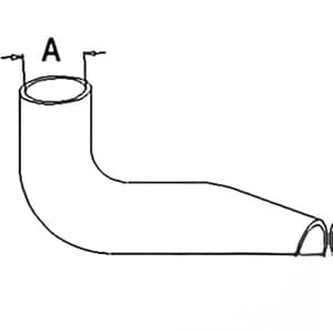 303144380 - Upper Radiator Hose