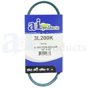 3L200K - Aramid Blue V-Belt (3/8" X 20")
