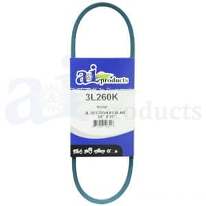 3L260K - Aramid Blue V-Belt (3/8" X 26" )