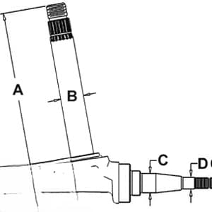 405427R92 - Spindle (RH/LH)