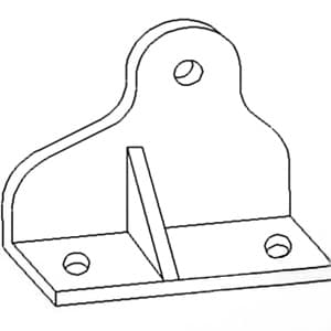 49B58 - Stabilizer (LH) Bracket