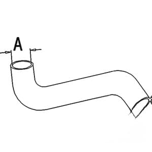 535203M1 - Upper Radiator Hose